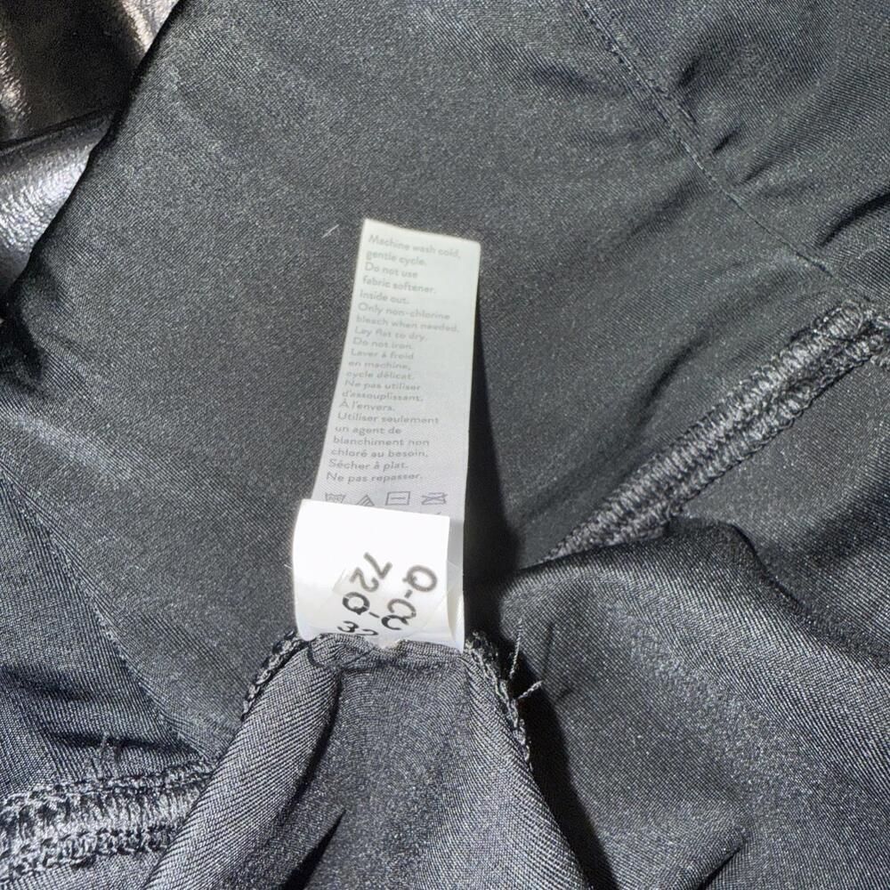 SPANX Black Faux Leather Classic City Business Casual Leggings Pants‎ 1X Petite - Picture 8 of 15